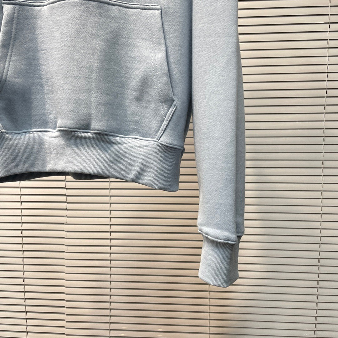 Navy Cotton Plain Pullover - Men's