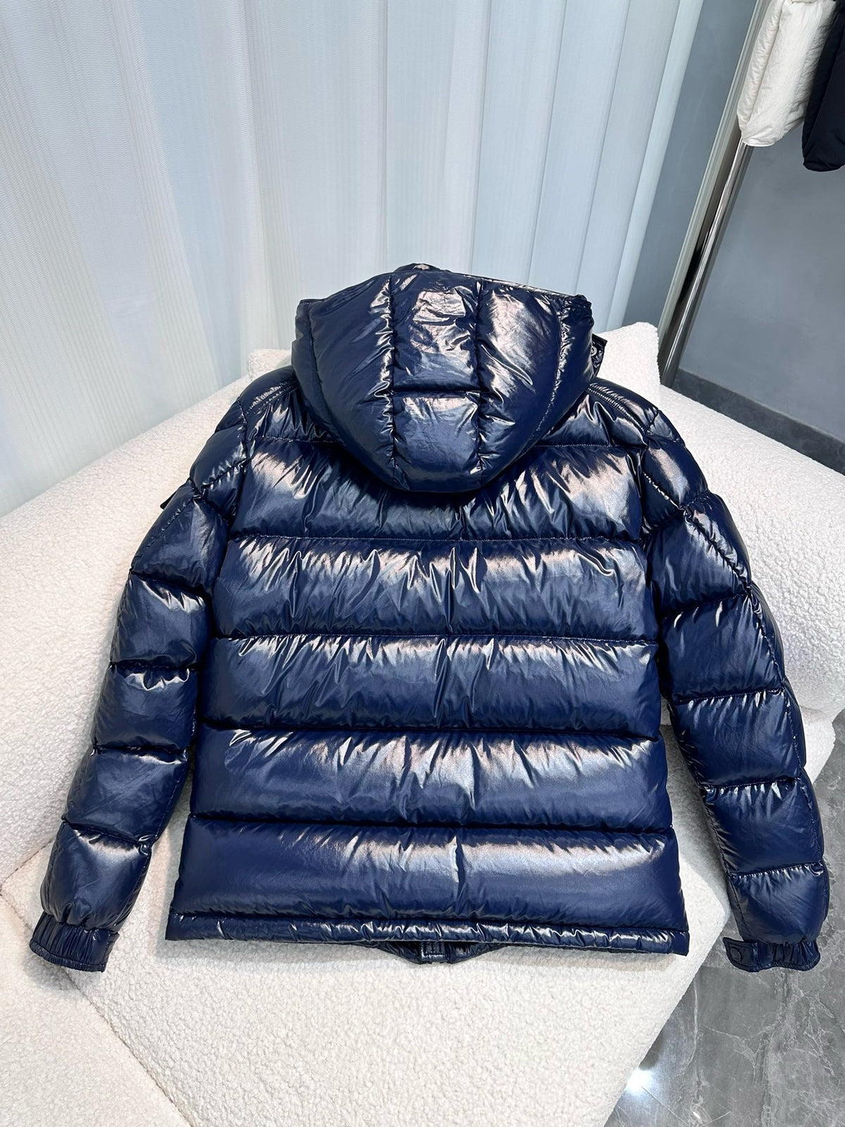 Blue Puffer Jacket - Men's