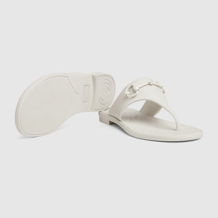 Women's thong sandal with Horsebit