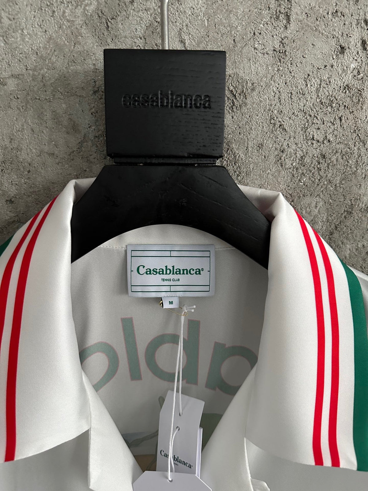 White Knit Striped Trim Short-Sleeve - Men's