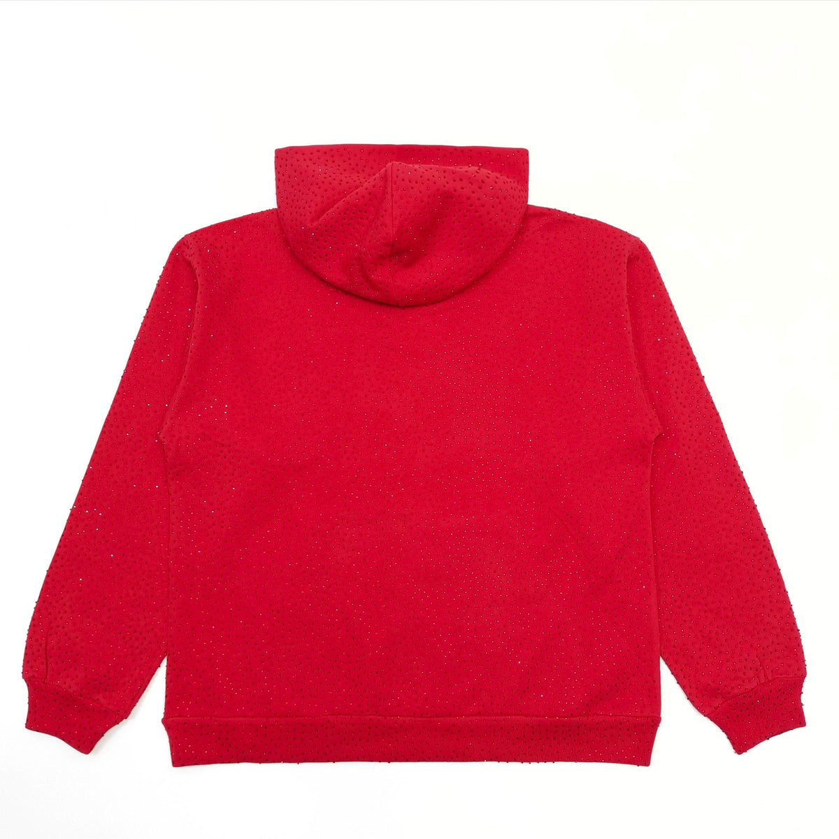 Red Cotton Graphic Pullover - Men's