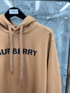 Black Cotton Bold Text Pullover - Men's