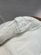 Black and White Puffer Jacket - Men's