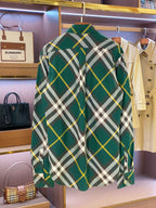 Green Flannel Check Long-Sleeve - Men's
