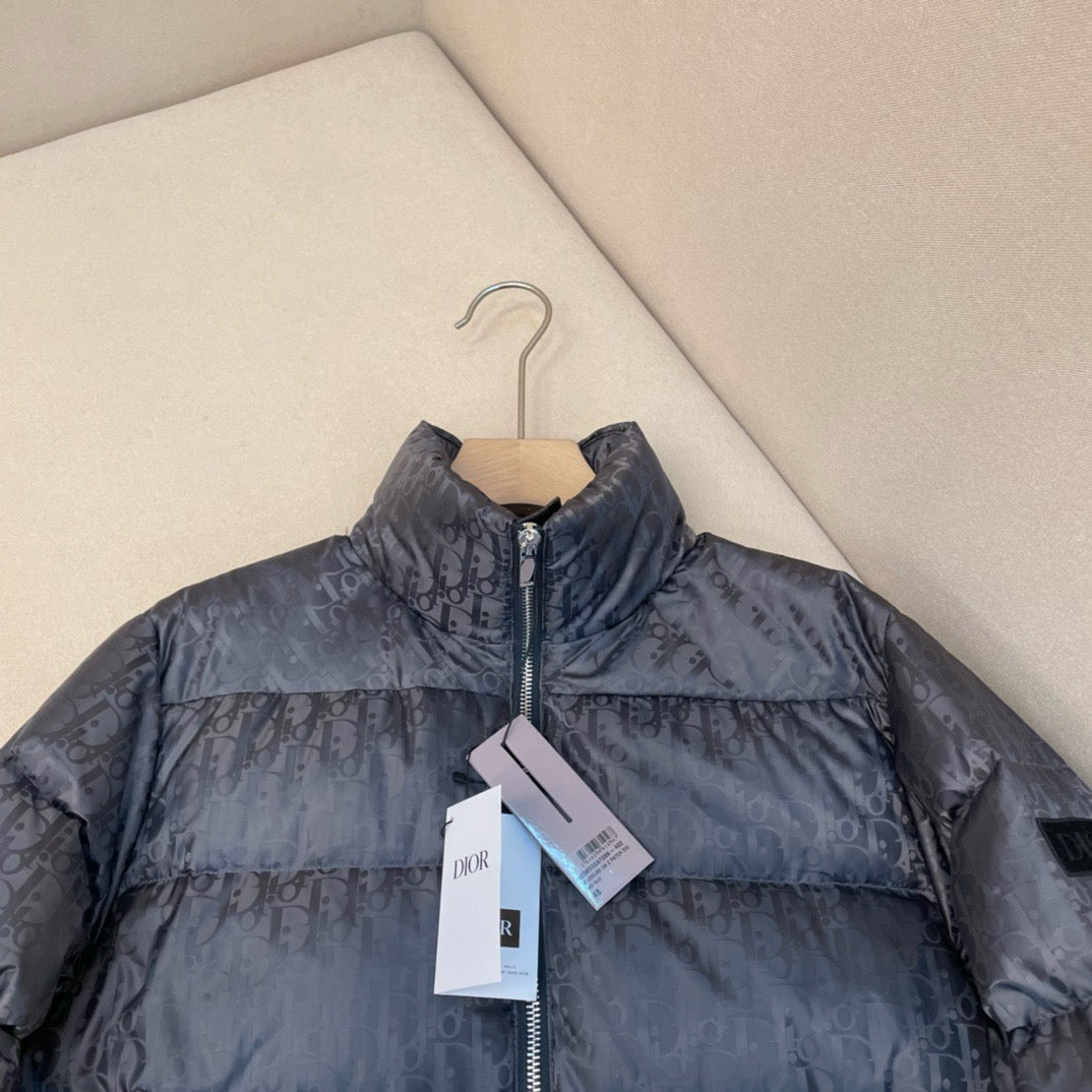 Black Puffer Jacket - Men's