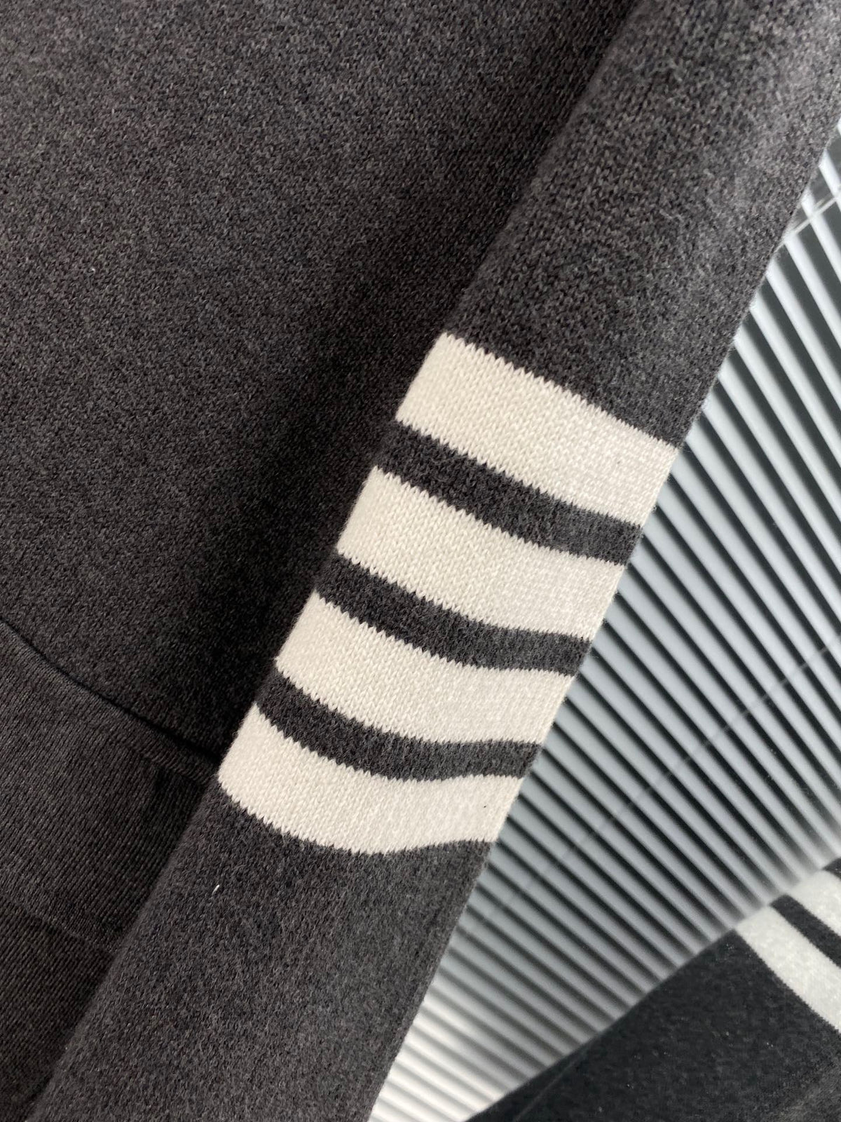 4-Bar Knit Jacket Grey - Men's