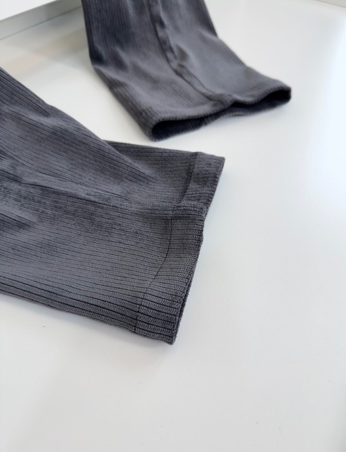 Navy Velour Drawstring Wide-Leg - Women's