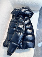 Black and White Puffer Jacket - Men's