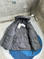 Black and White Parka - Men's