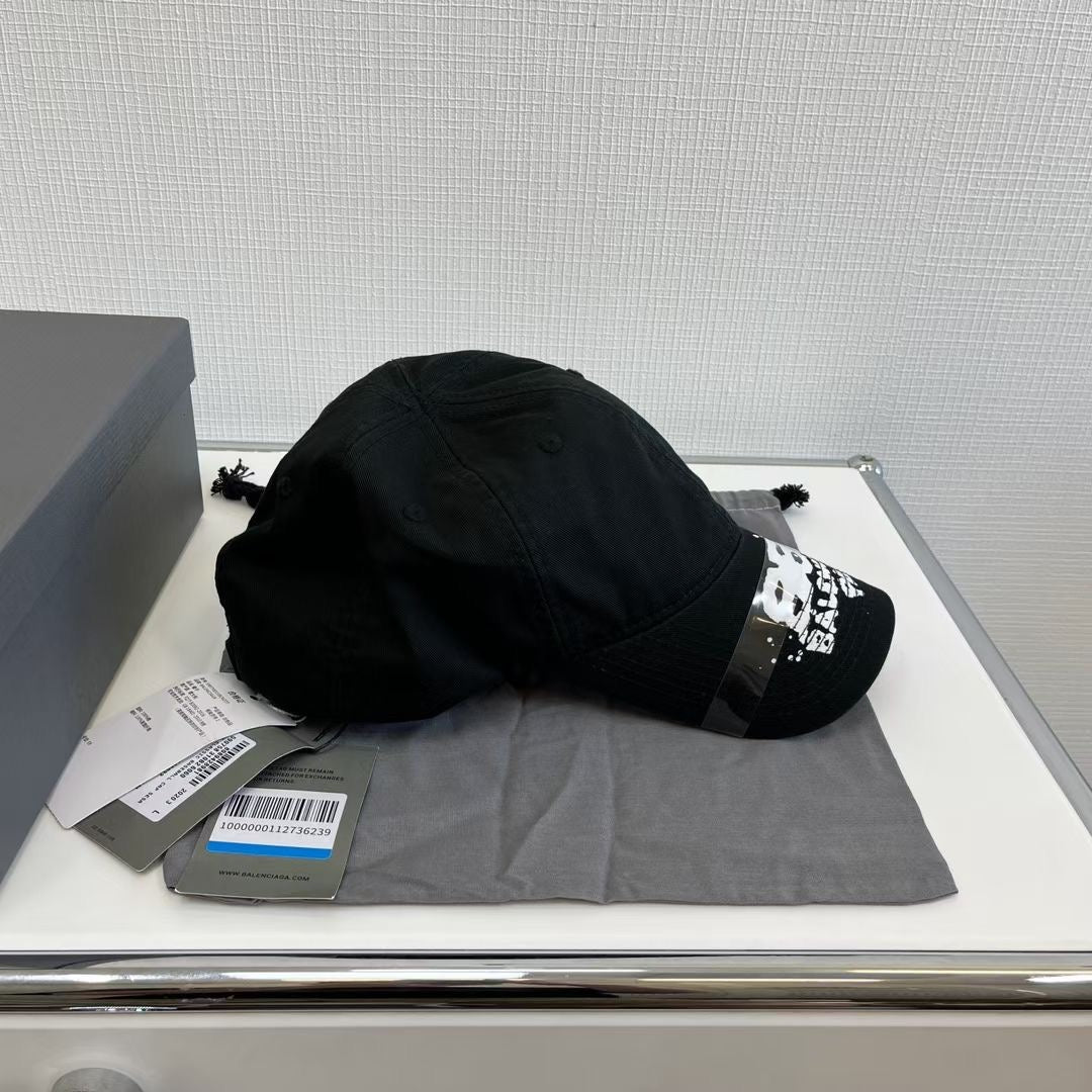 Black and White Cap