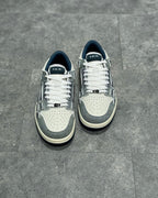 White and Grey Sneakers