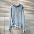 Navy Cotton Plain Pullover - Men's