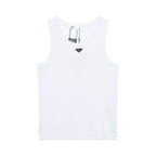 Black and White Tank Top - Men's