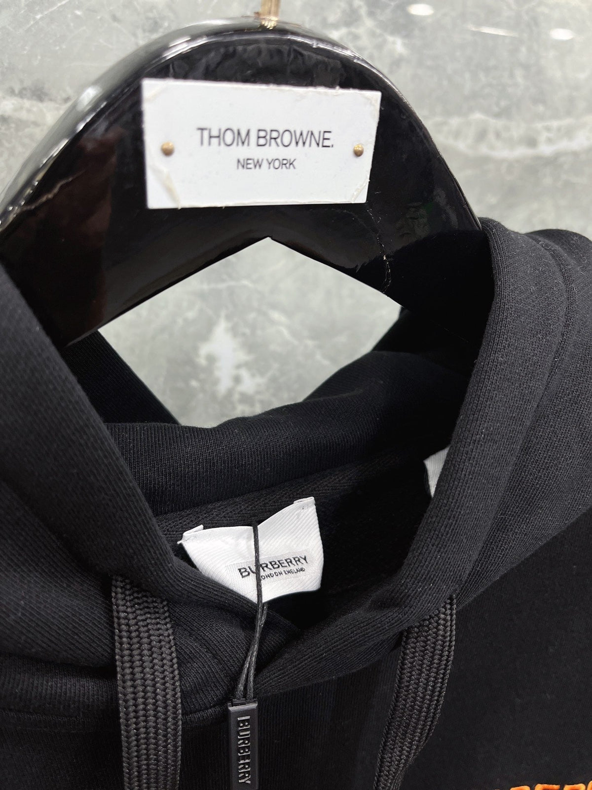 Black Cotton Plain Zip-Through - Men's