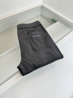 Navy Velour Drawstring Wide-Leg - Women's