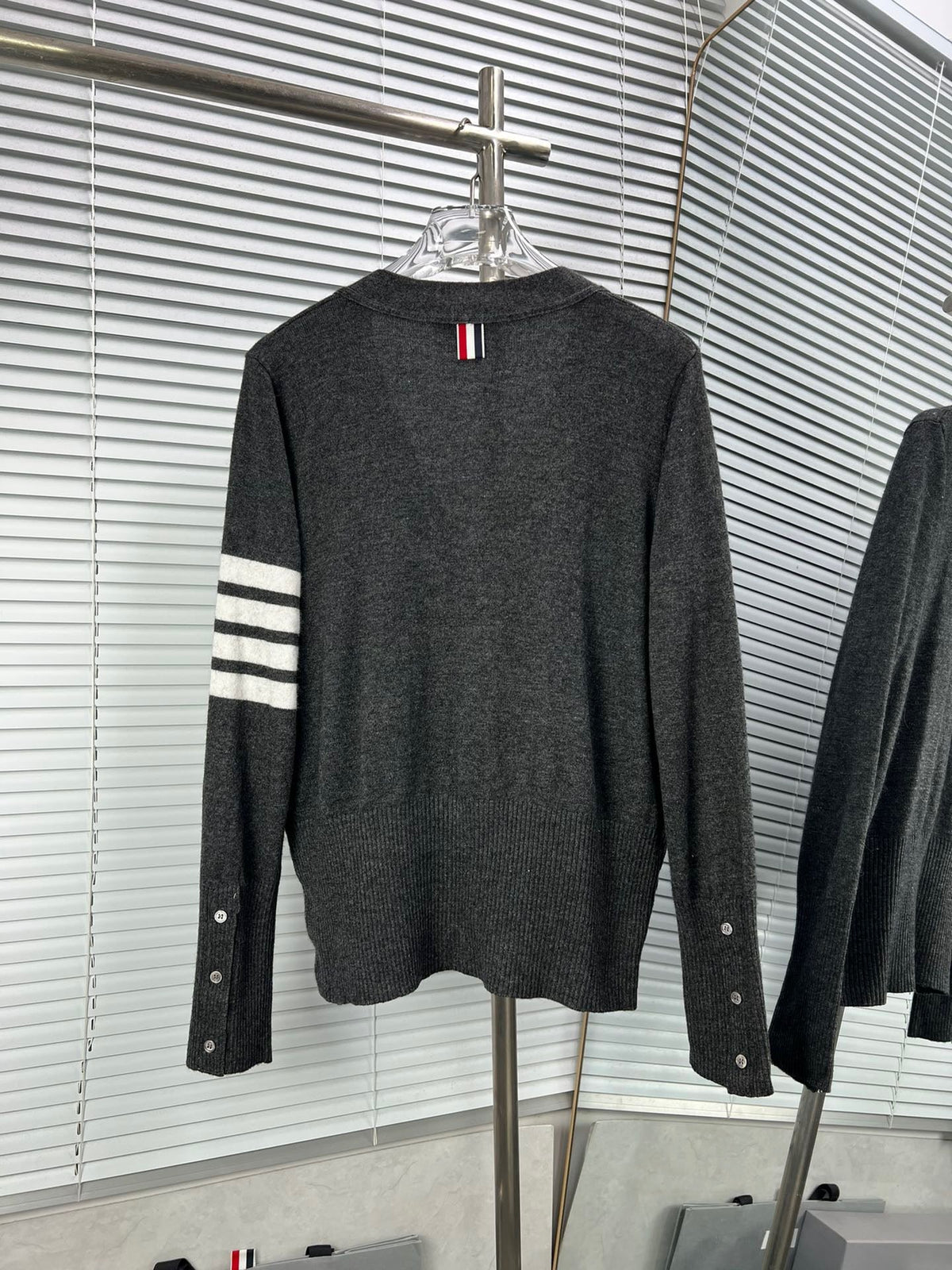 4-Bar Cardigan Navy - Men's
