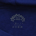 Navy Cotton Web Print Pullover - Men's