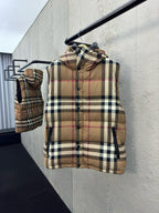 Vintage Check Hooded Jacket - Men's