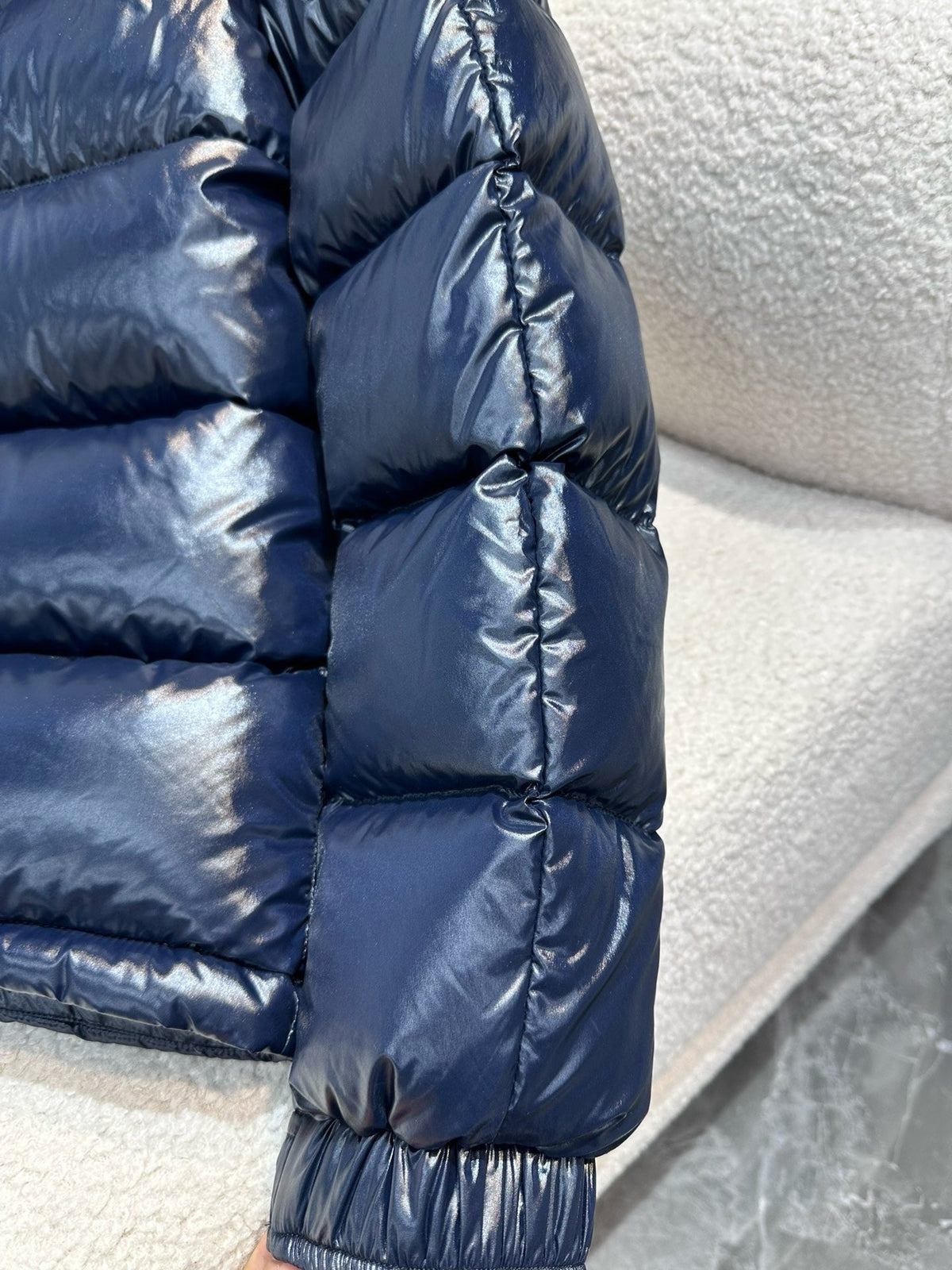 Blue Puffer Jacket - Men's