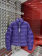 Purple Puffer Jacket - Men's