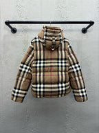 Vintage Check Hooded Jacket - Men's
