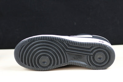 Black Leather White Midsole Low-Top - Men's