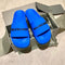 Blue Rubber Slides