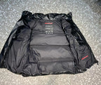 Black Nylon Contrast Tab Gilet - Men's