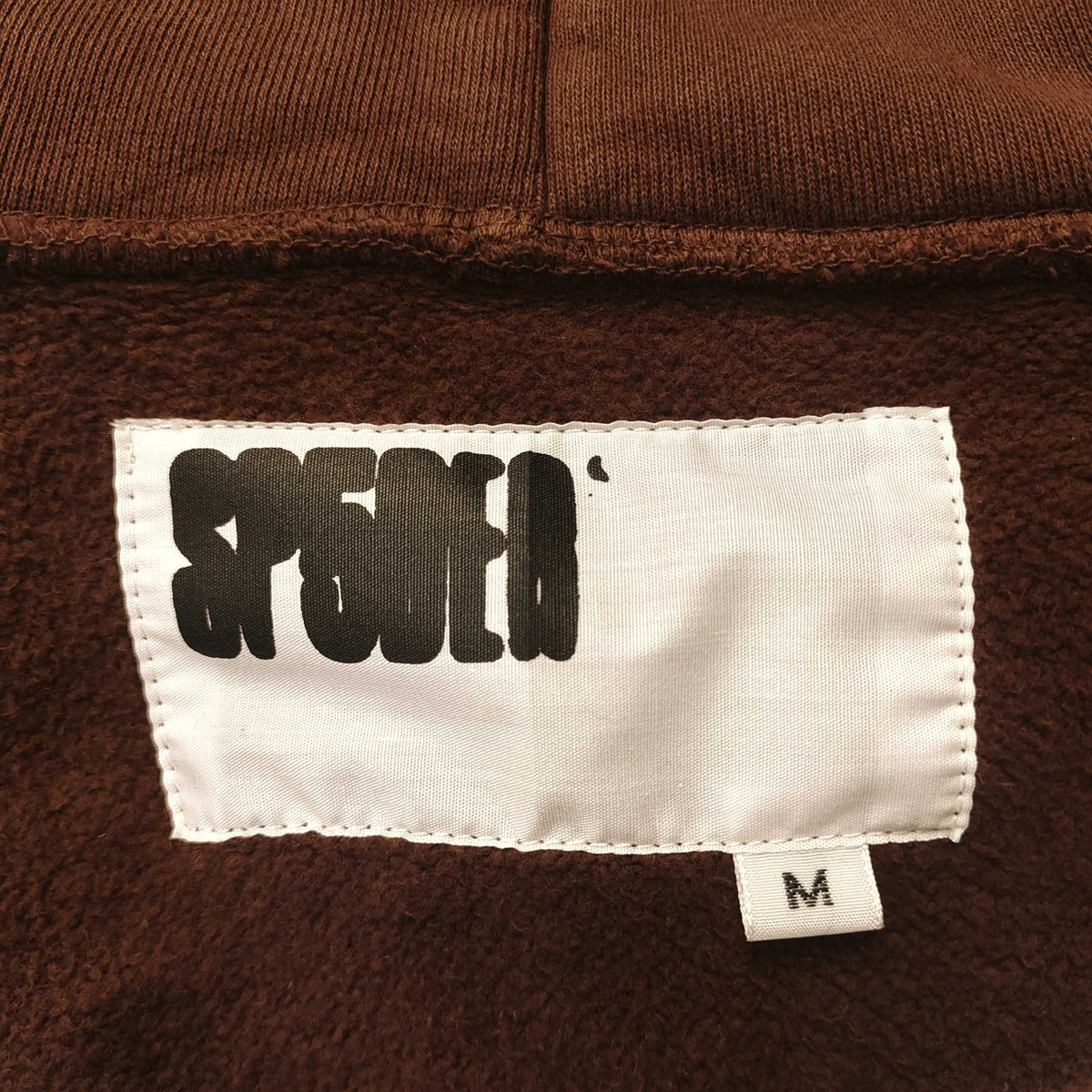 Brown Cotton Graphic Pullover - Men's