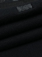 Navy Cotton Tonal Emblem Crewneck - Men's