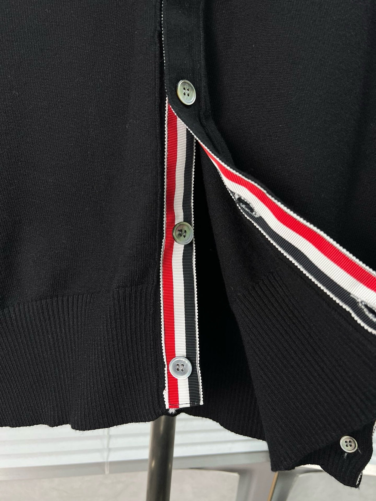 4-Bar Cardigan White - Men's
