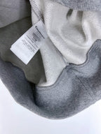 Grey Cotton Crest Graphic Crewneck - Men's
