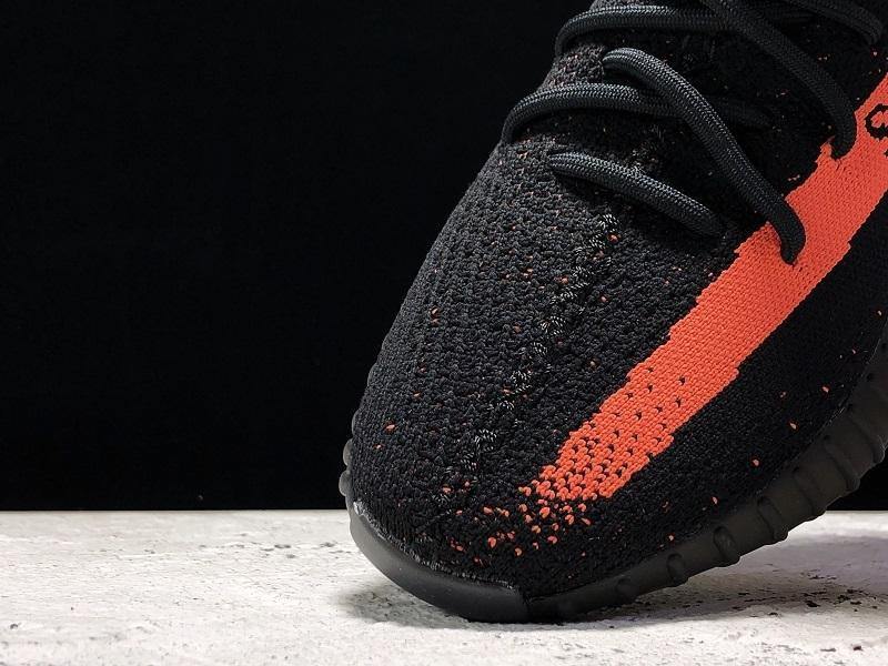 Yeezy Boost 350 V2 Core Black Red Sneakers