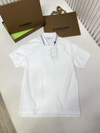 Orange Cotton Plain Short-Sleeve - Men's