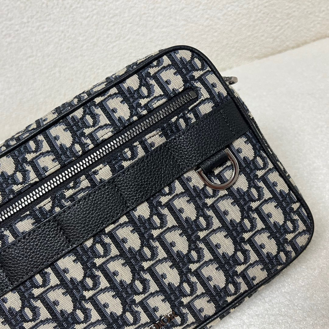 Black and Grey Crossbody Bag