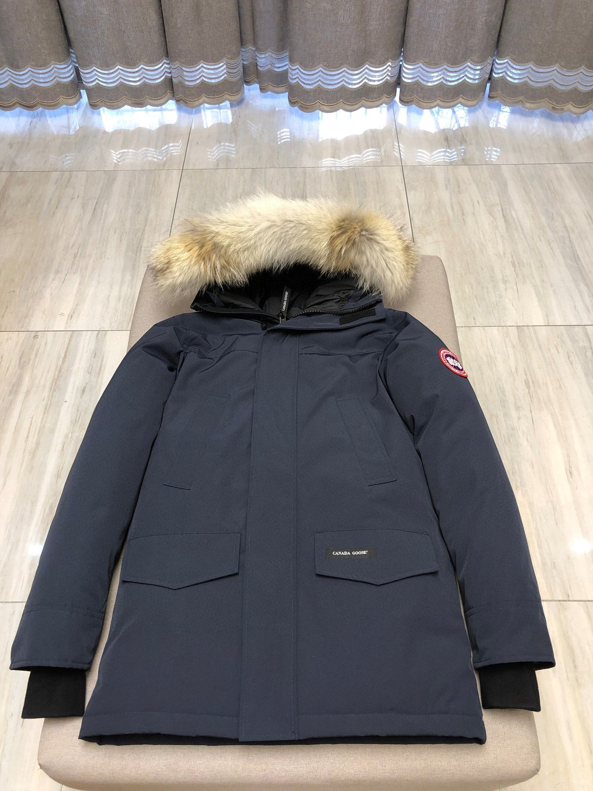 Black and White Parka - Men's