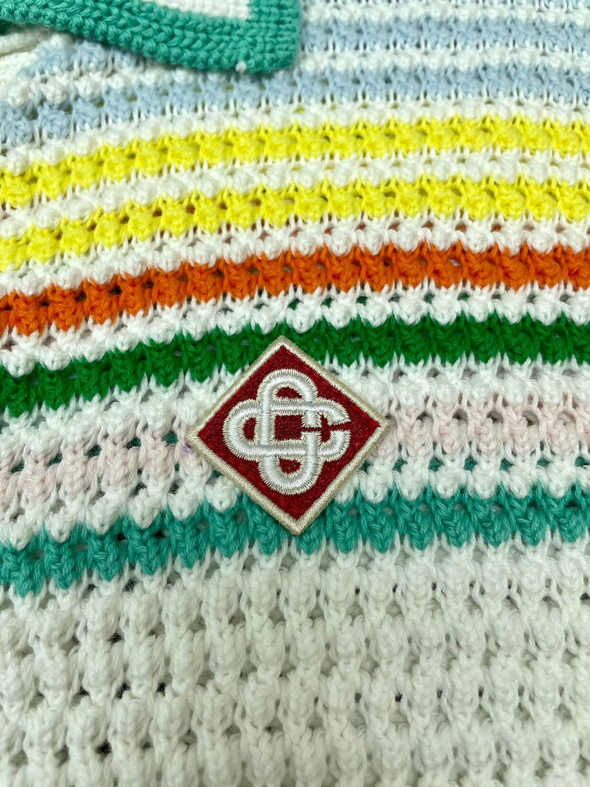 Pastel Striped Knit Shirt - Men's