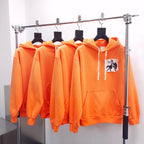 Orange Cotton Patch Pullover - Men's