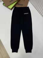Navy Cotton Logo Joggers - Men's