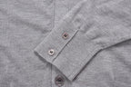Grey Wool Four-Bar Cardigan - Men's