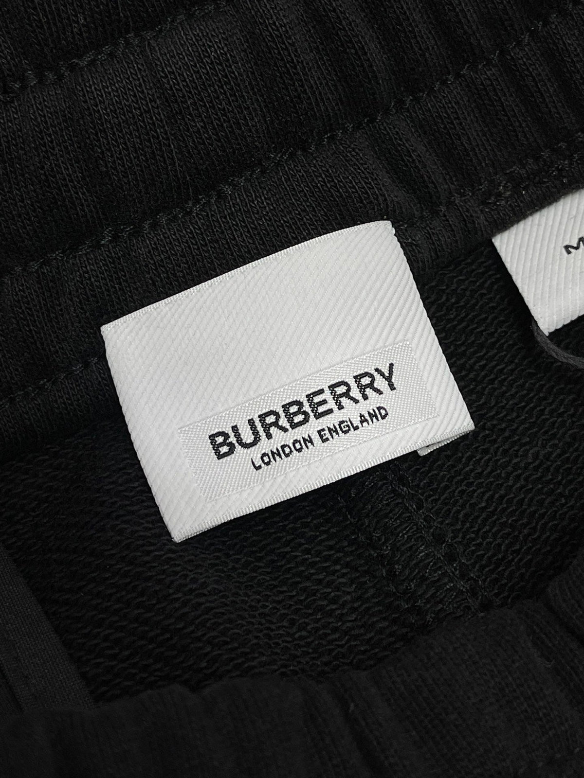 Black Cotton Plain Drawstring - Men's