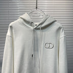 Navy Cotton Plain Pullover - Men's