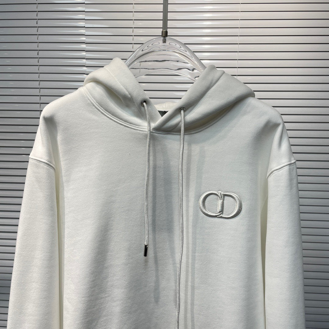 Navy Cotton Plain Pullover - Men's
