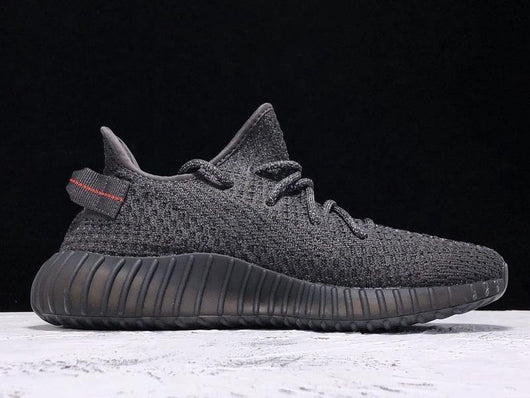 Yeezy 350 V2 Reflective Black Sneakers