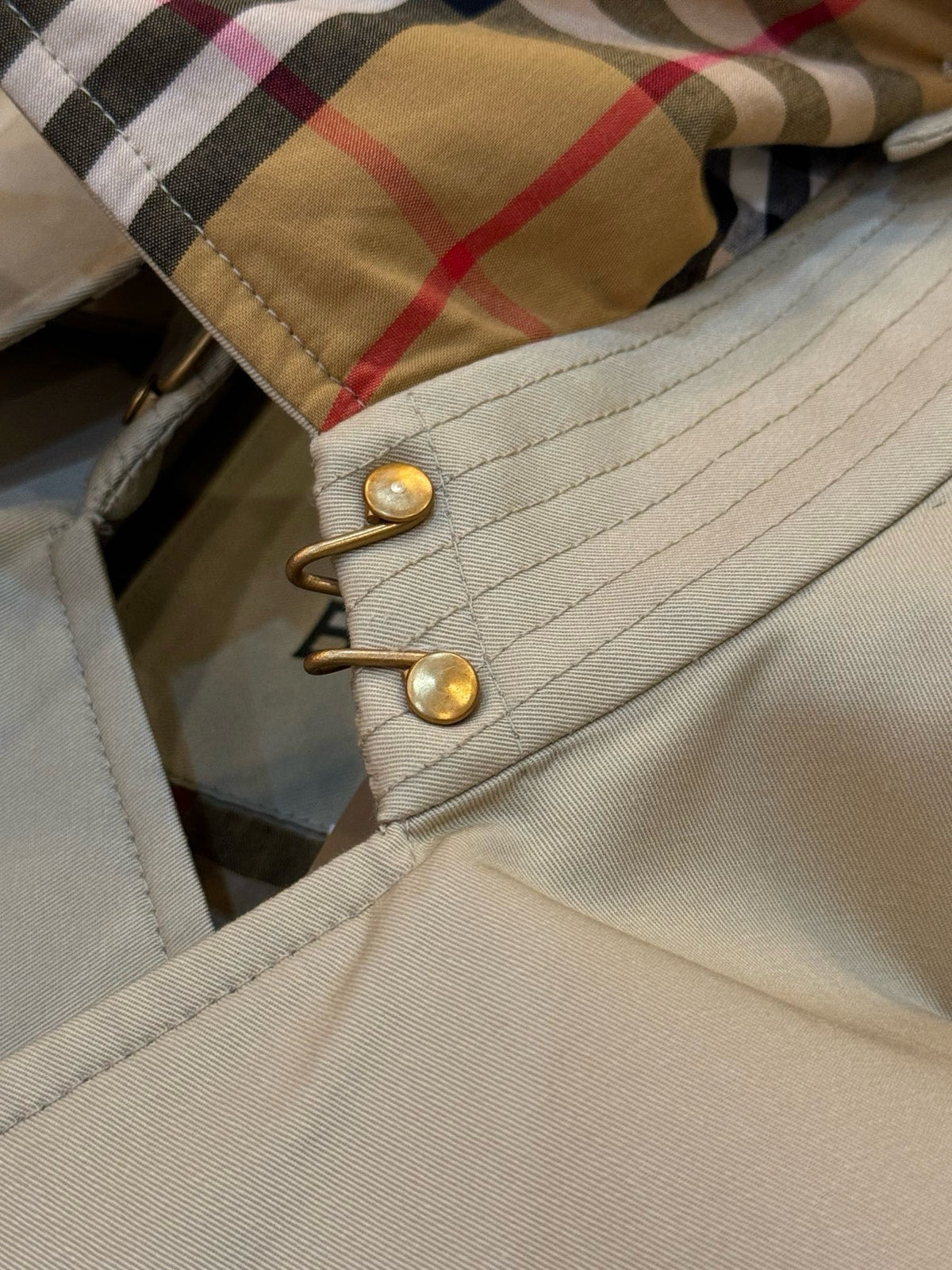 Navy Trench Coat - Men's