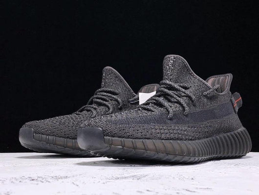 Yeezy 350 V2 Reflective Black Sneakers