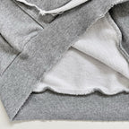 Grey Cotton Bold Text Pullover - Men's