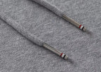 Grey Cotton Bar Stripe Pullover - Men's