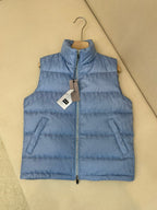 Blue Nylon Quilted Gilet - Men's