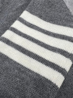 4-Bar Cardigan Navy Knit - Men's